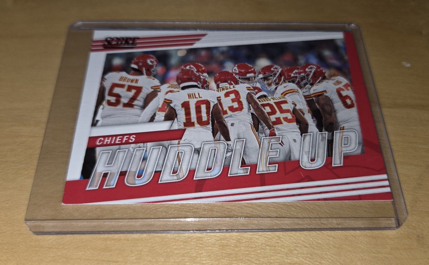 Kansas City Chiefs Huddle Up Insert 2022 Score #HU-KC Football Card