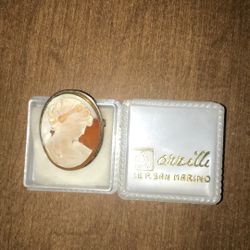 Italian Cameo Broach 