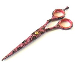 Professional 6″ Pet Dog Grooming Trimming Scissors Shears Pink Design