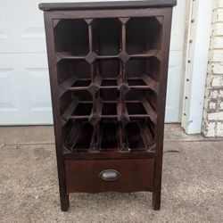 Cherry Wood Wine Rack 