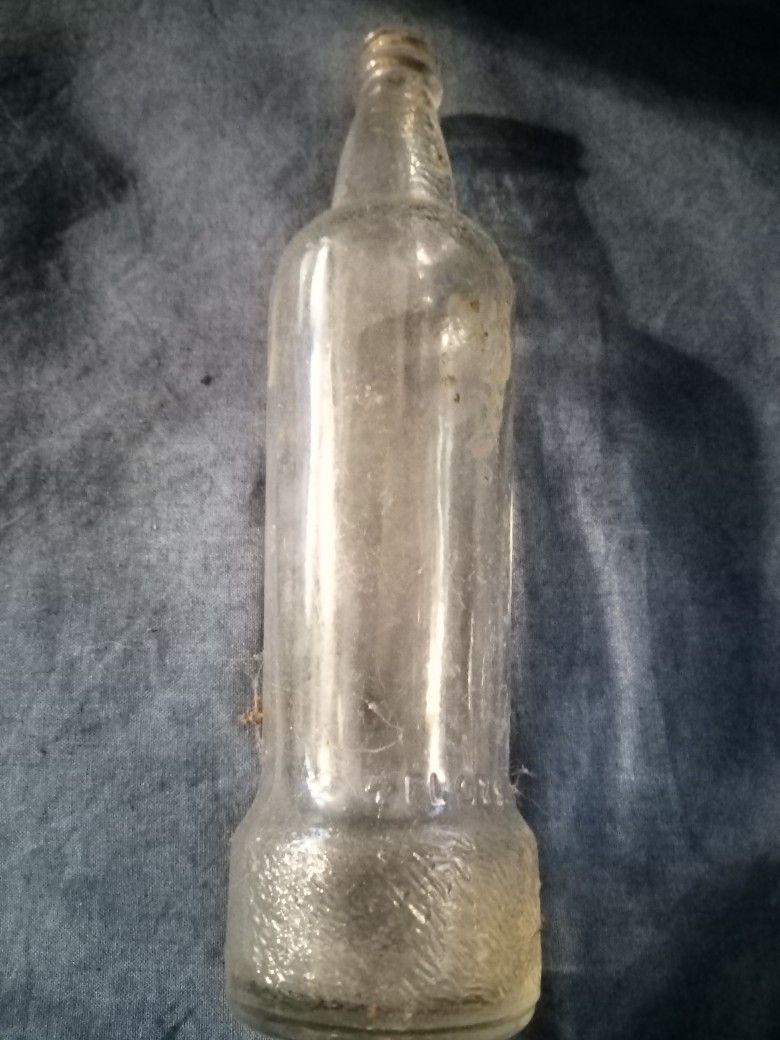 Antique GLASS 4 FL. OZ. Bottle Embossed Bottom