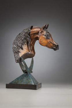 Bronze Arabian Horse Sculpture!
