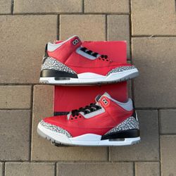 Jordan 3 Unite Fire Red Size 10