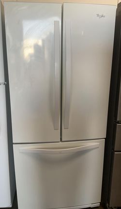 Whirlpool 3-Door 33" White Refrigerator Fridge

