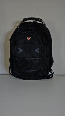 Black Multi-Compartment Backpack