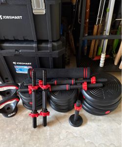 Adjustable dumbbells