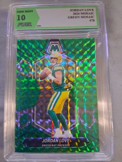 2024 mosaic Jordan love graded 10