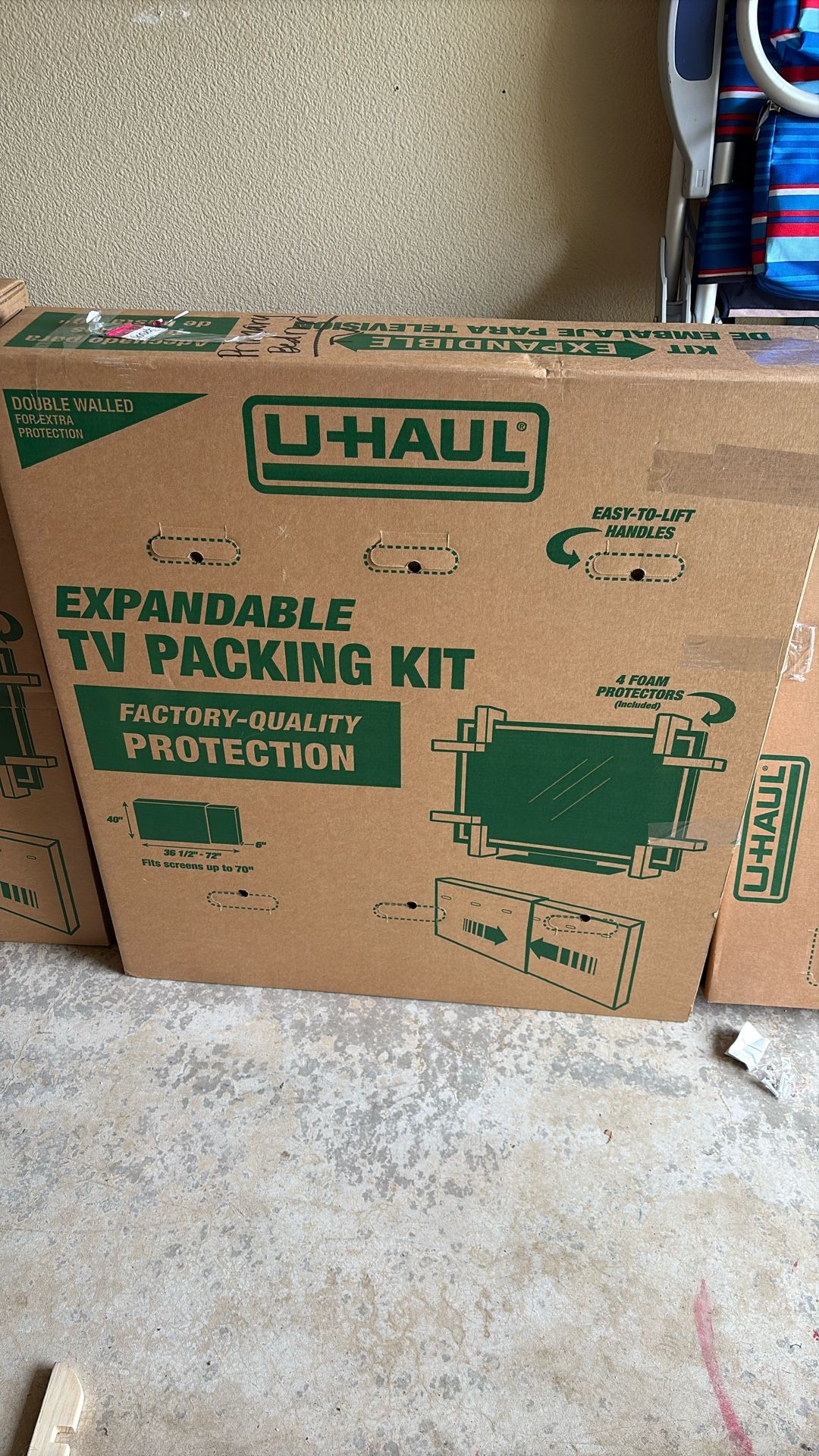 UHaul expandable TV Boxes