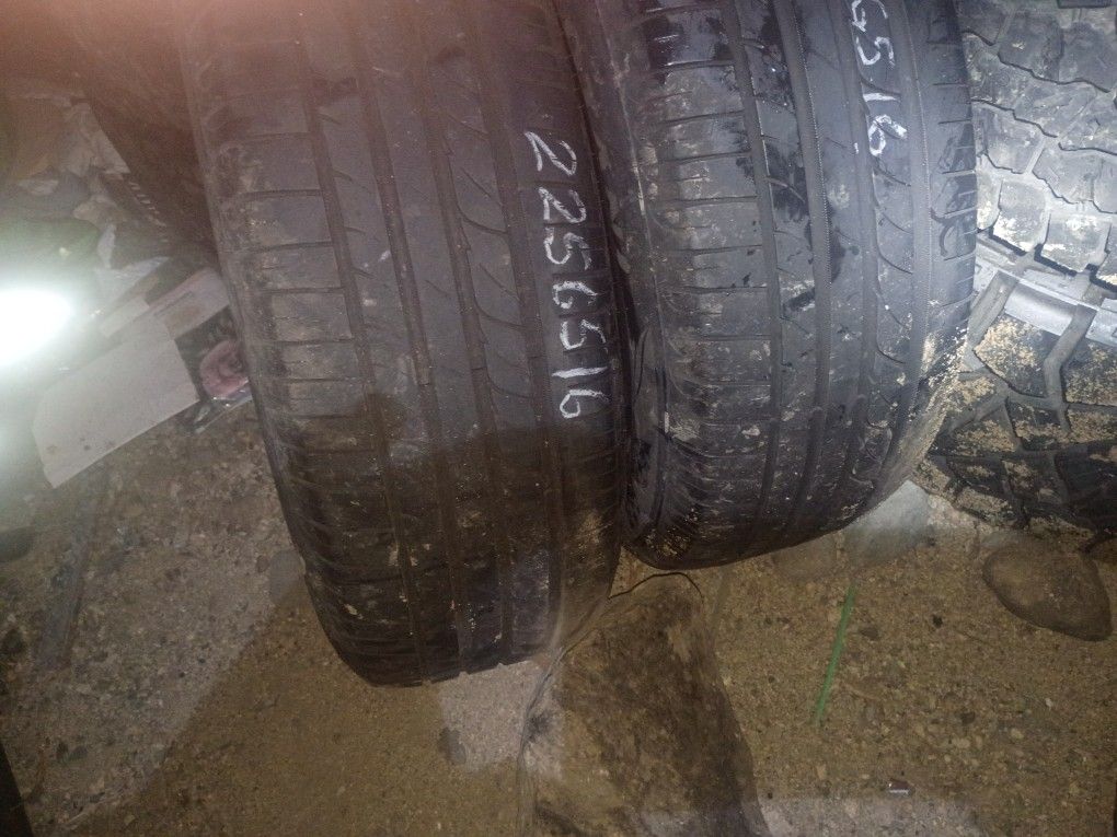 2- 265/65/16 Tires With 40% Tread