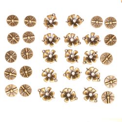Lot Of 30 Bronze Beads