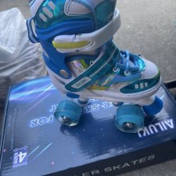 Kids Size 4 Roller skates 