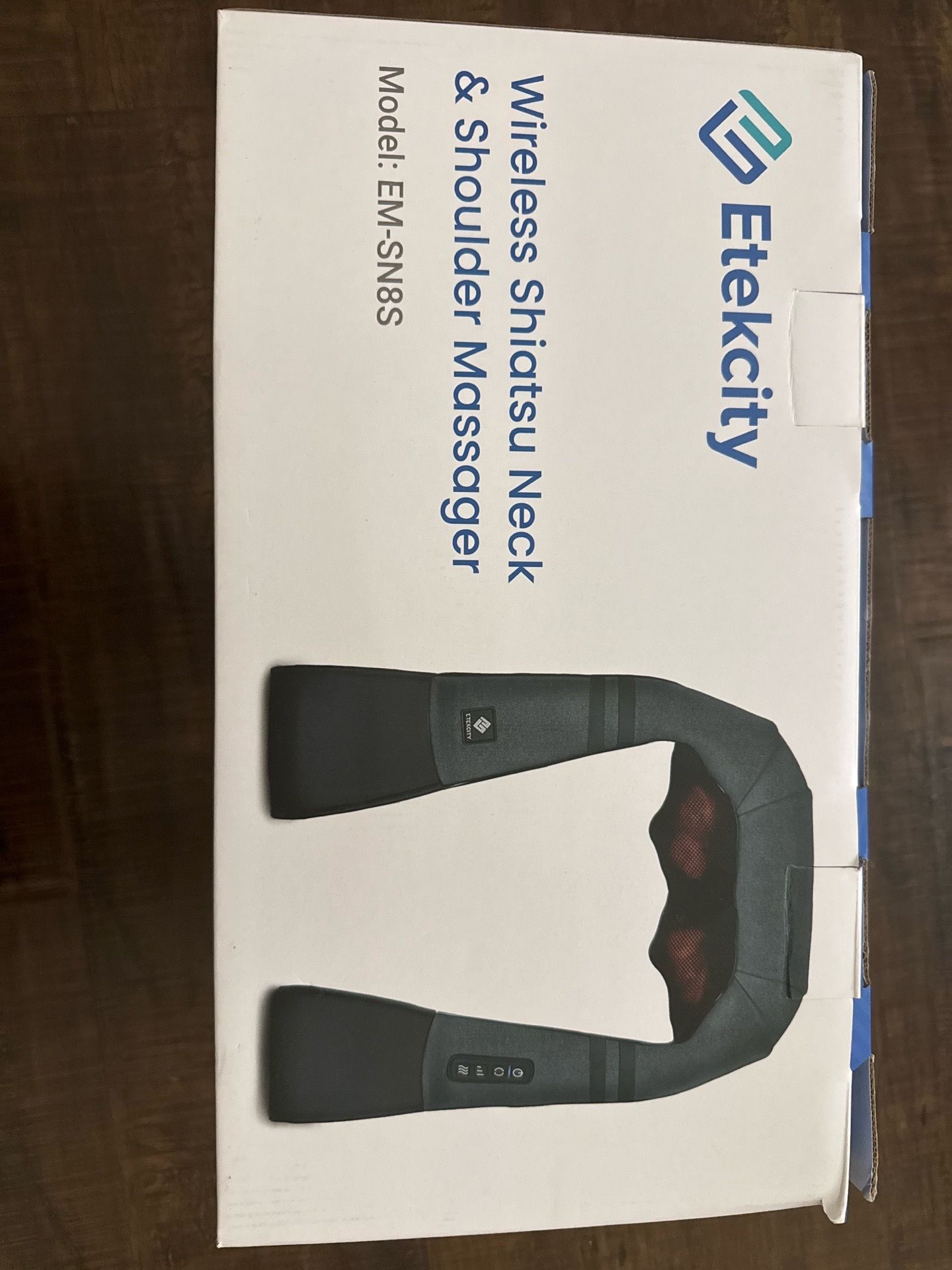 Etekcity Cordless Neck Massager with Heat – Deep Tissue Shiatsu Massage