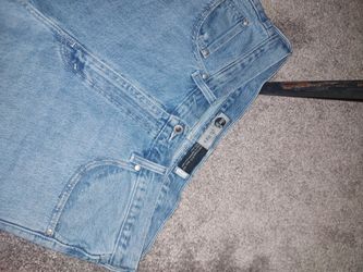 Light Blue Levi Silver Tabs