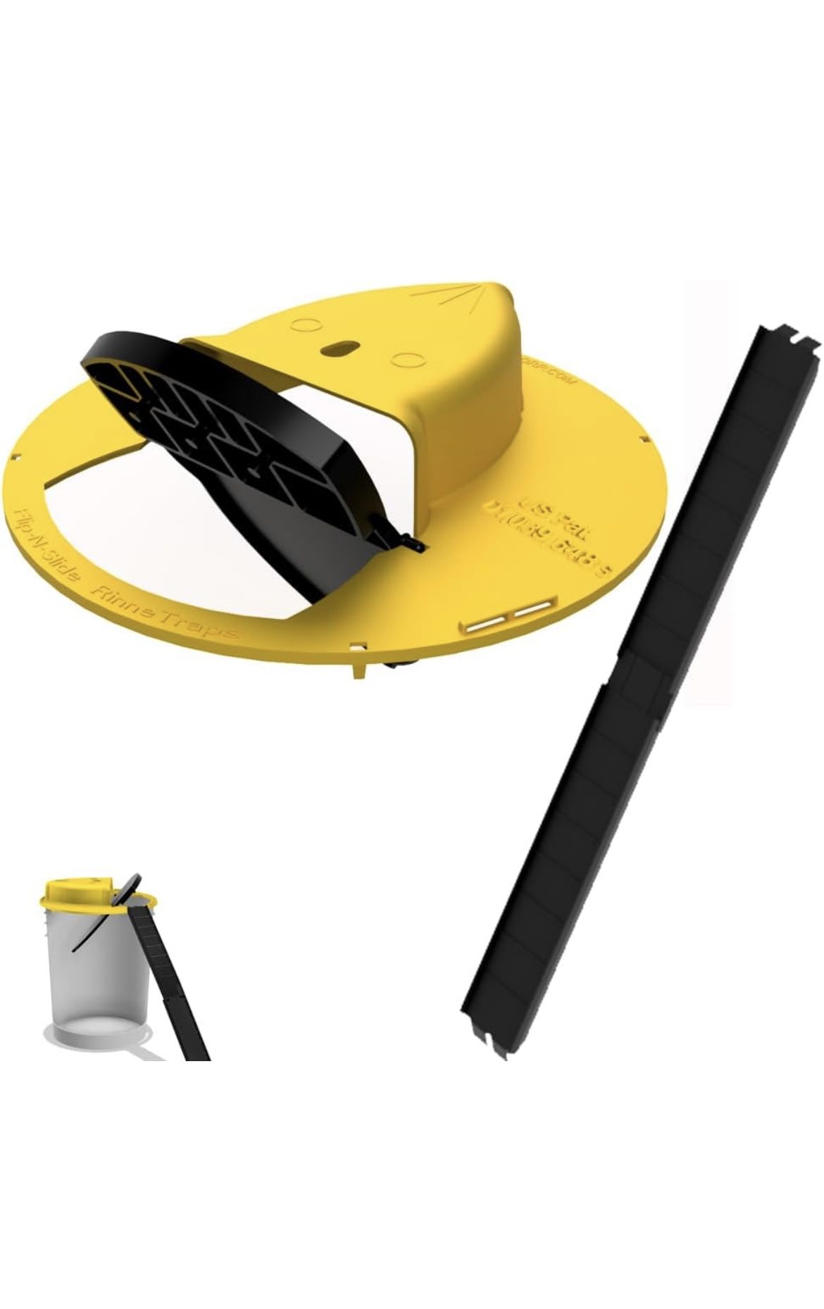 Flip N Slide Bucket Lid Mouse Trap - Original - Made in the USA