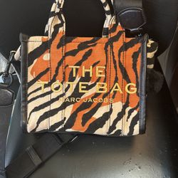Mark Jacob’s Black The Year Of The Tiger Jacquard Tote Bag
