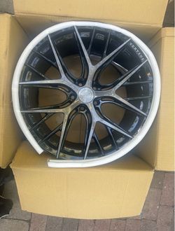 Vertini Alloy Wheel Black Machined Finish