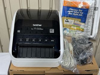 Brother QL-1110NWBc SMART WiFi Bluetooth wide thermal label printer works with Apple AirPrint