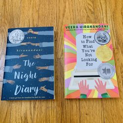 2 NWT Kids Award Books by Veera Hiranandani