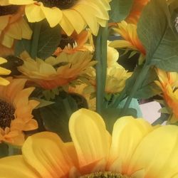New 4ft Artificial Silk Sunflower 9