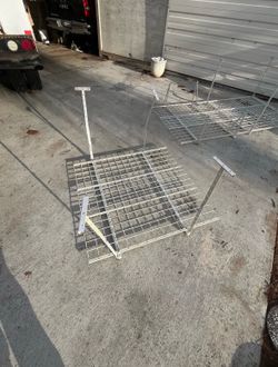 3 Overhead garage racks