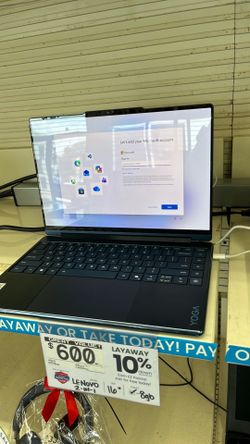 Lenovo Yoga 2-in-1 laptop with a 16-inch screen