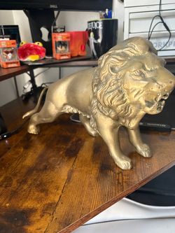 Brass lion