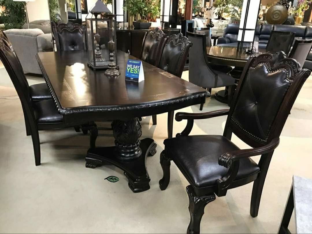 Kiera Brown Formal Dining Setby Crown Mark Furniture