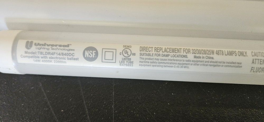 36 - 4' LED 48T8 Replacement Fluorescent Tubes