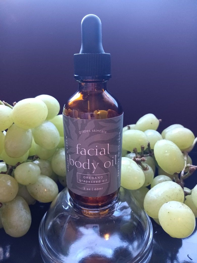 Face And Body Oil - Grapeseed Oregano - This Stuff Really Works!