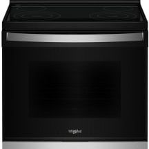 Whirlpool 30" Stainless Steel Electric Smooth-Top Freestanding Range New