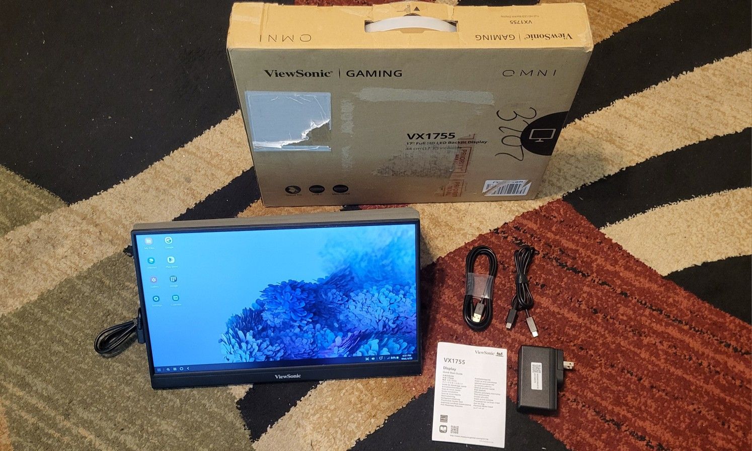 ViewSonic VX1755 17" Portable Monitor w/ Box
