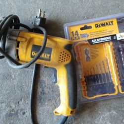 Dewalt Electric Drill And Drill Bits