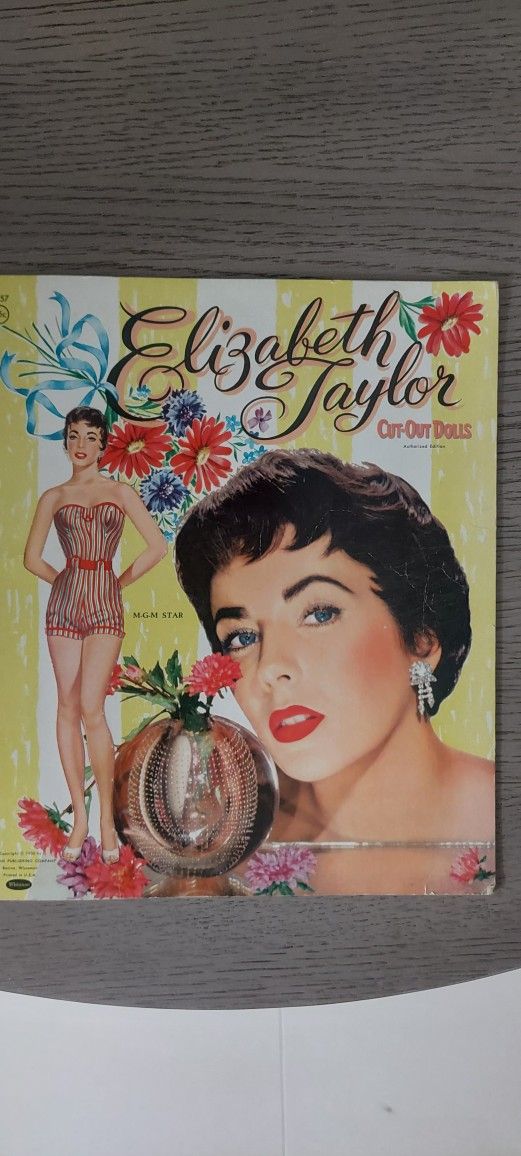 Elizabeth Taylor Cut Out Dolls