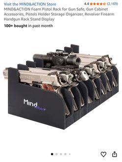 Foam pistol rack
