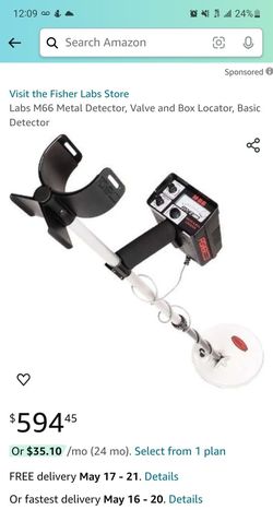 Fisher Research Labs M-66 Metal Detector 