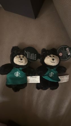 Halloween Starbucks Black Cat Bearista Keychain Limited Edition 2026