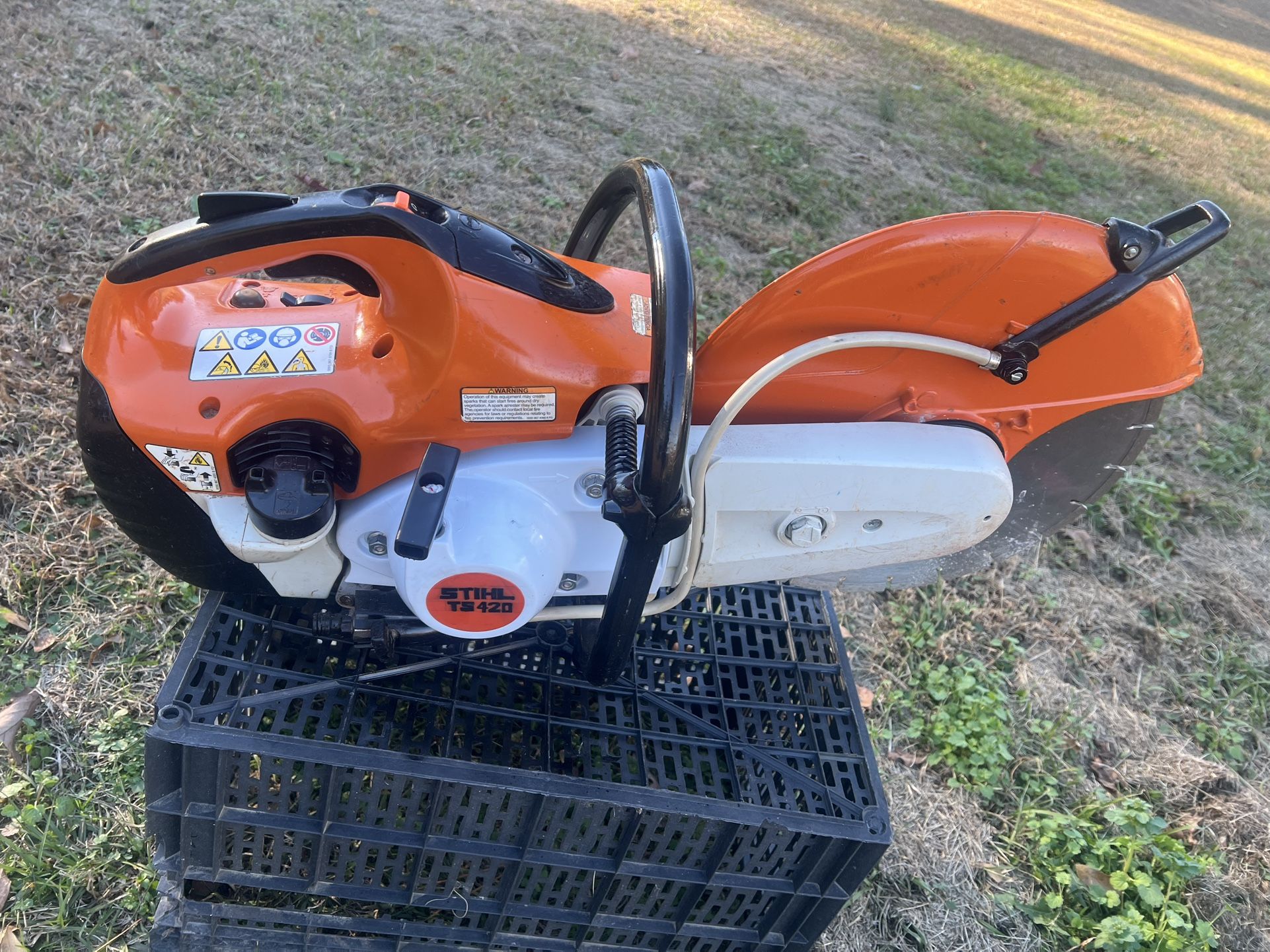 Sthil ts420 concrete saw 