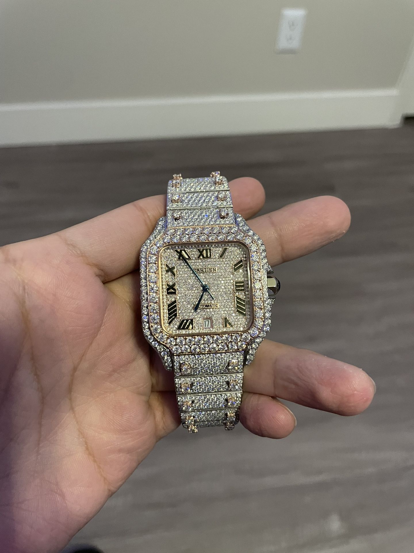 Fully Custom 41mm Cartier Two Tone Rose 