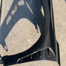Real carbon fiber LEFT SIDE ONLY fender for 11th gen civic