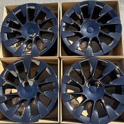 20” Tesla Model Y factory wheels rims gloss black New Induction