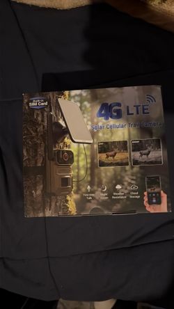 Solar trail camera 4g