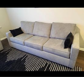 Gray Fabric 3-Seat Sofa from living spaces