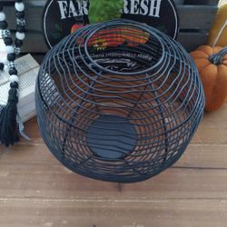 MATTE BLACK METAL CANDLE HOLDER HOME DECOR 