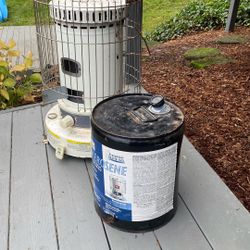 Kerosene Heater Plus 5 Gallons Kerosene 
