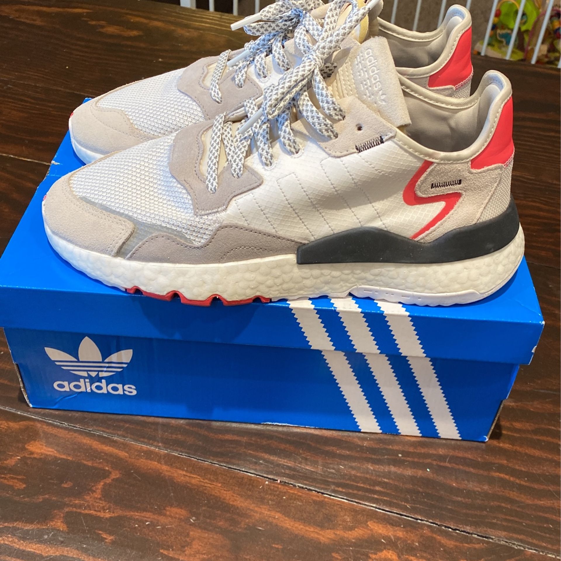 Adidas Men’s Nite Jogger Size 10 adidas 3M x Nite Jogger Core Black for Sale | Authenticity  main image 4