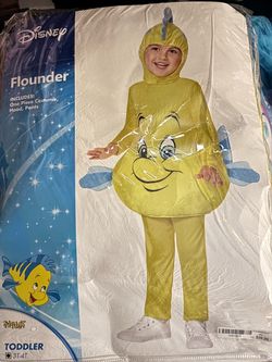Disney Flounder Toddler Halloween Costume 3T-4T
