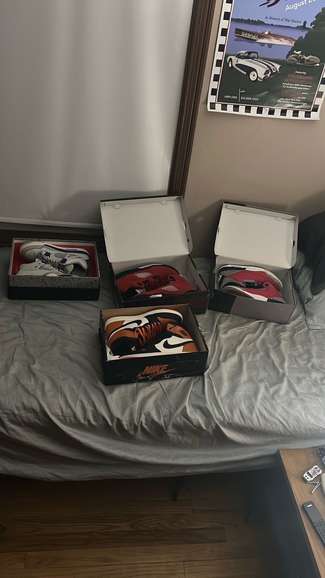 Sneaker Bundle 4 Pairs All Men’s Size Jordan’s 
