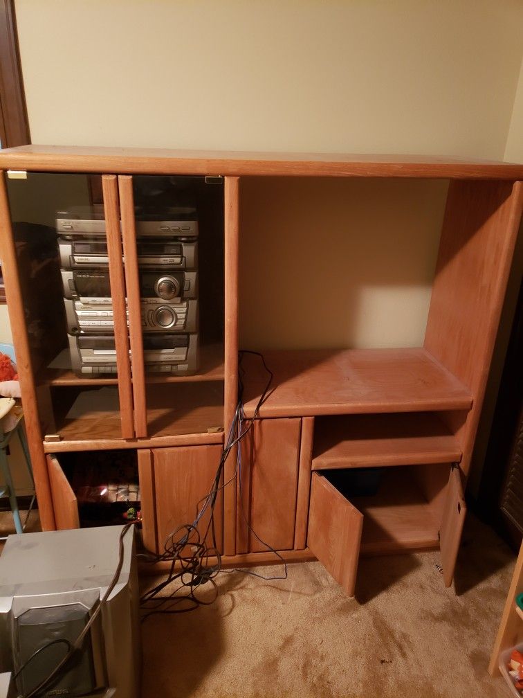 Oak Entertainment Center