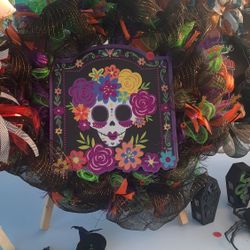 La CATRINA WREATH : DIA DE LOS MUERTOS WREATH