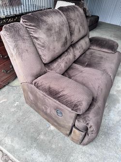 Comfy soft reclining couch